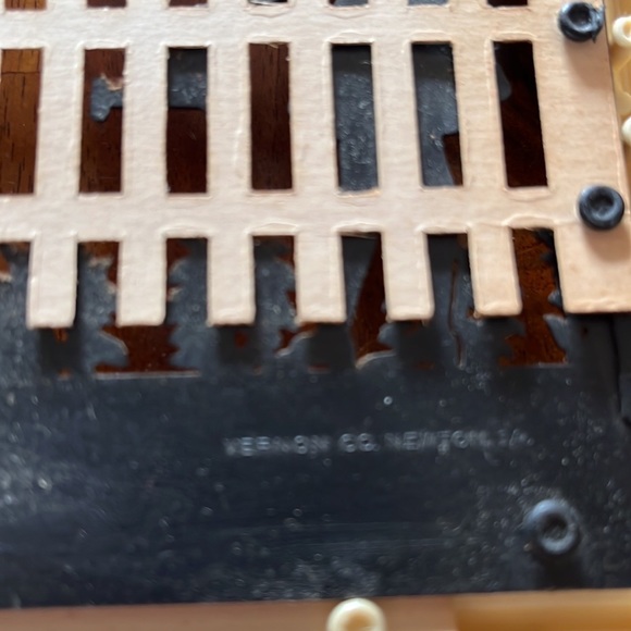 1960 Gardening Silhouette Calendar Holder~Gardening~Beecher~Vintage 60s - Picture 7 of 8